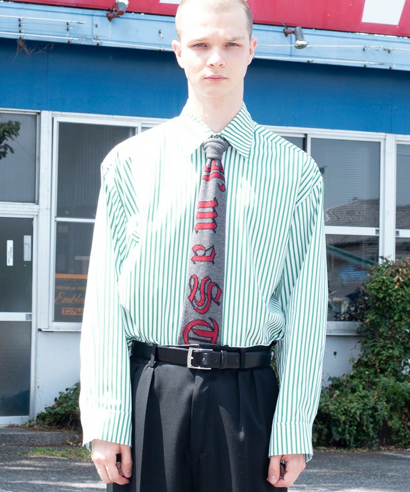 TENDER PERSON(テンダーパーソン)】STRIPE DRESS SHIRT ストライプ