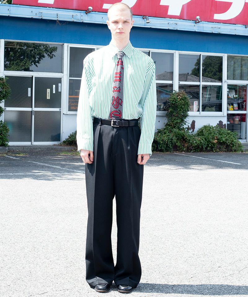 TENDER PERSON(テンダーパーソン)】STRIPE DRESS SHIRT ストライプ