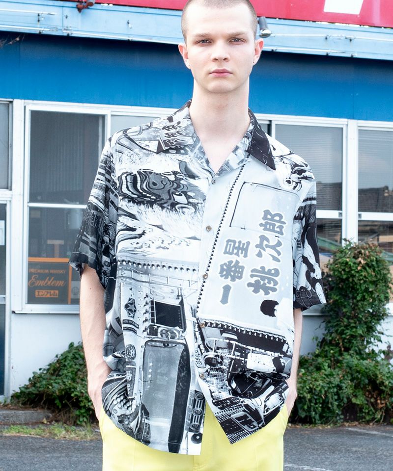 TENDER PERSON(テンダーパーソン)】HAWAIIAN SHIRT -TOEI COLABORATION TENDER PERSON(テンダーパーソン)】HAWAIIAN SHIRT -TOEI COLABORATION