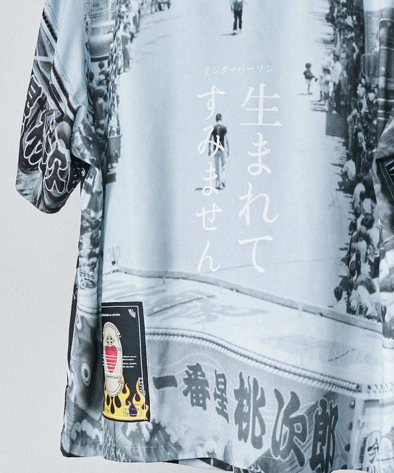 TENDER PERSON(テンダーパーソン)】HAWAIIAN SHIRT -TOEI COLABORATION TENDER PERSON(テンダーパーソン)】HAWAIIAN SHIRT -TOEI COLABORATION