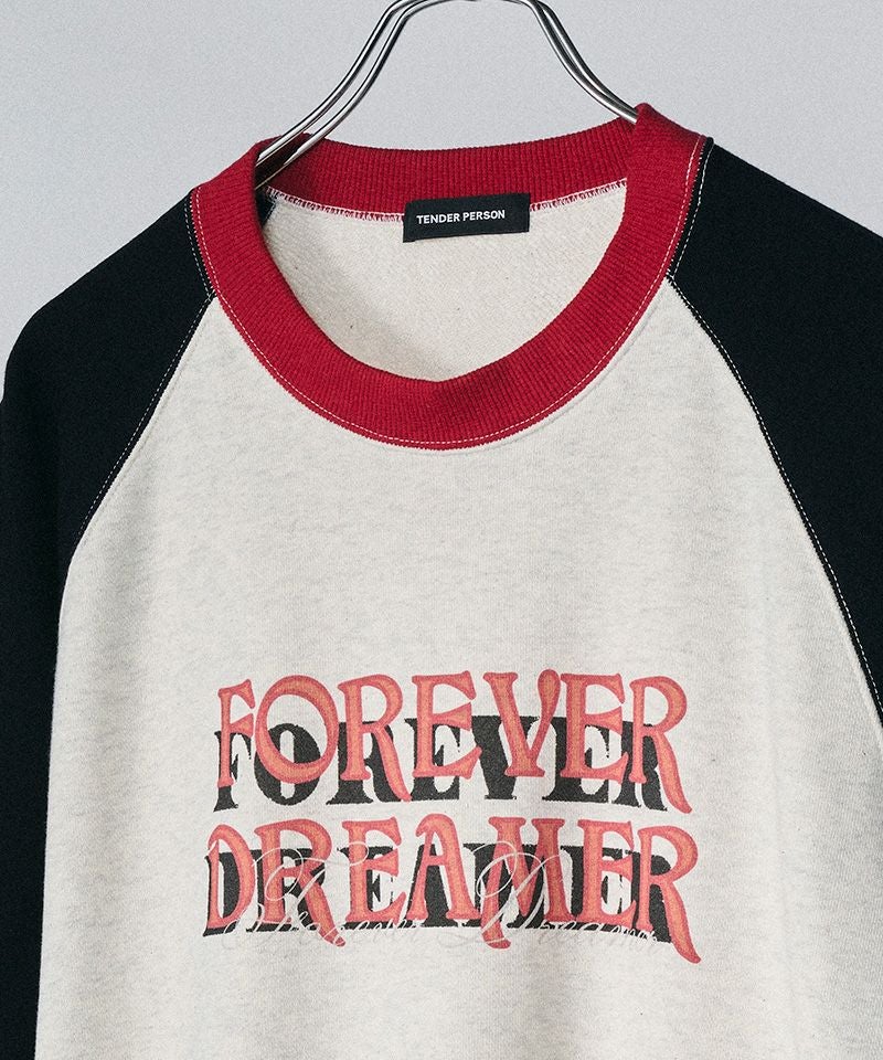 TENDER PERSON(テンダーパーソン)】FOREVER DREAMER RAGLAN TEE T