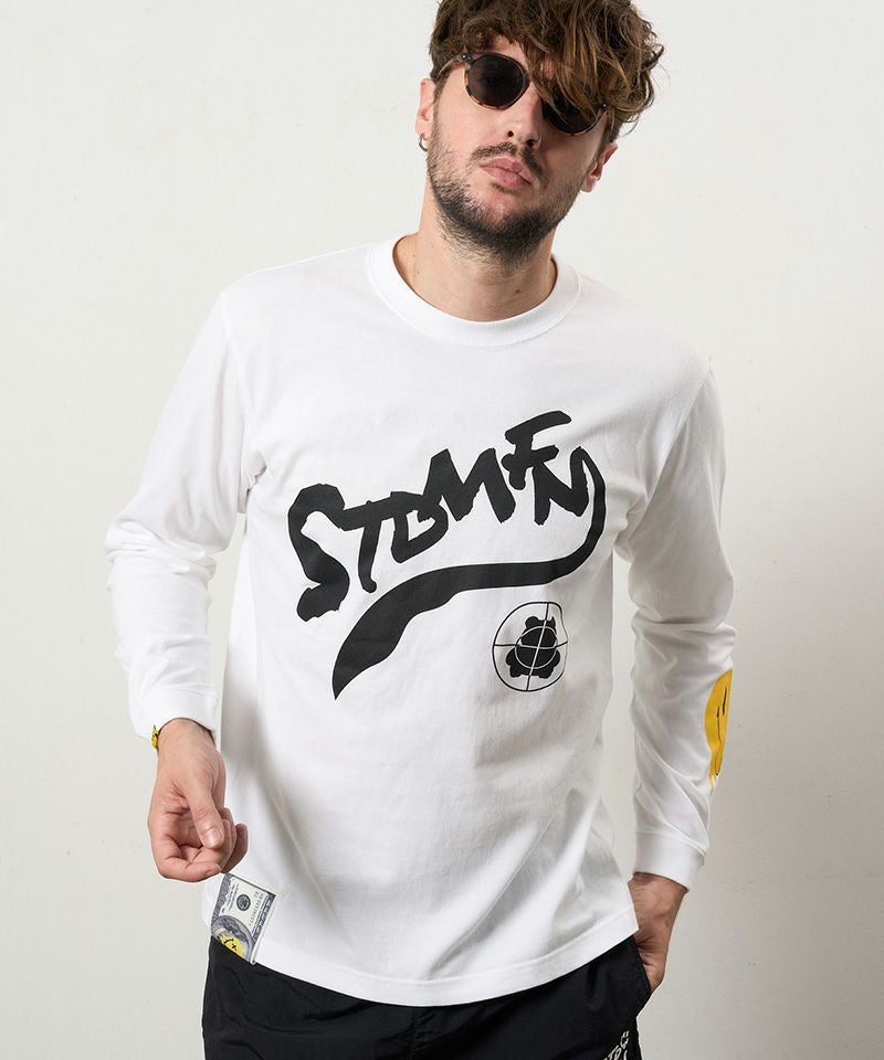 STUD MUFFIN(スタッドマフィン)】5.6ozコットン天竺 ウェービーロゴ