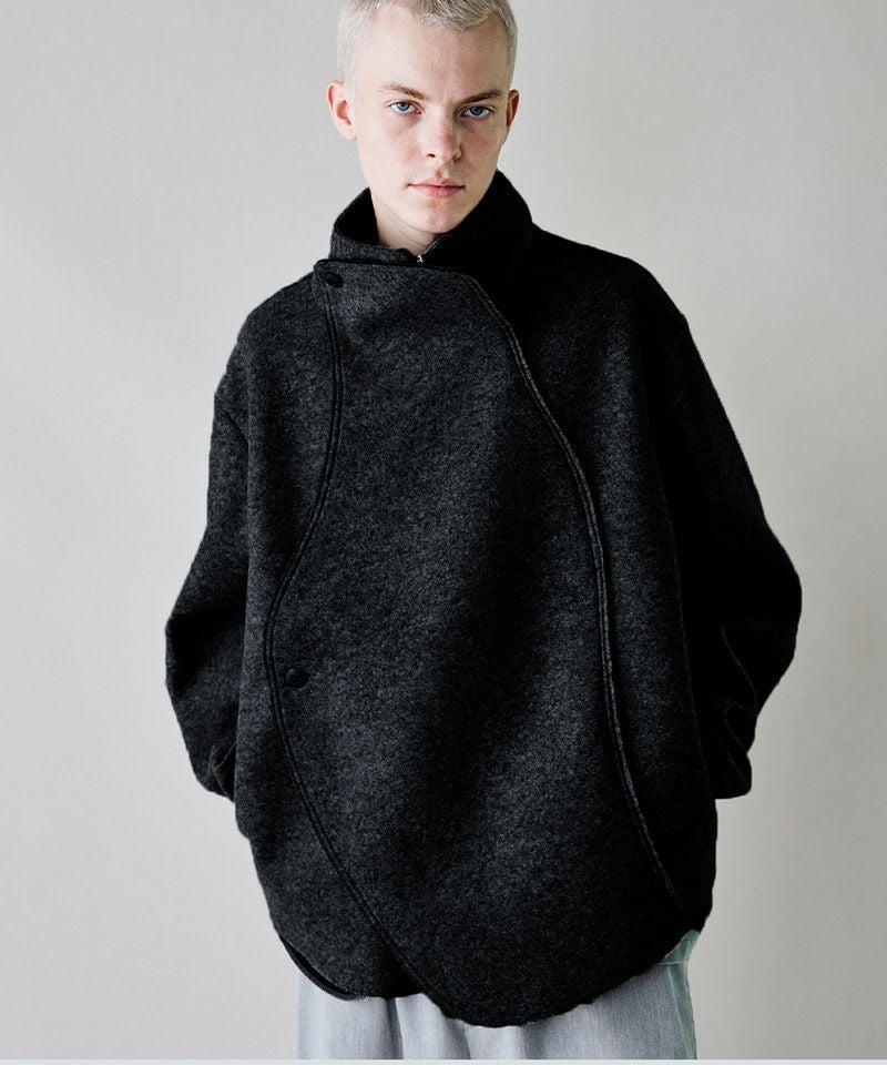 rehacer(レアセル)】Over Drape Poncho Parka パーカー(1210400027