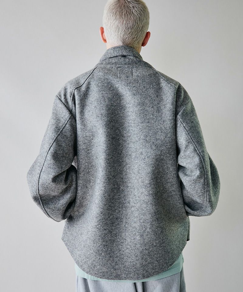 50%OFF【rehacer(レアセル)】Wave Melton Jacket メルトンジャケット