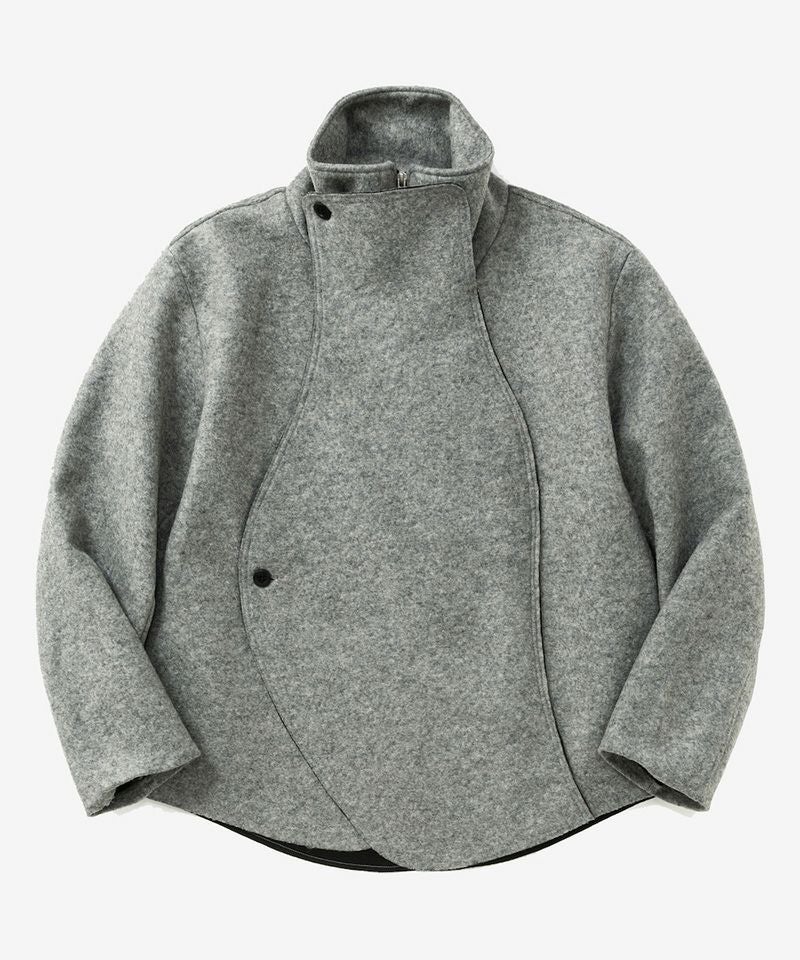 50%OFF【rehacer(レアセル)】Wave Melton Jacket メルトンジャケット