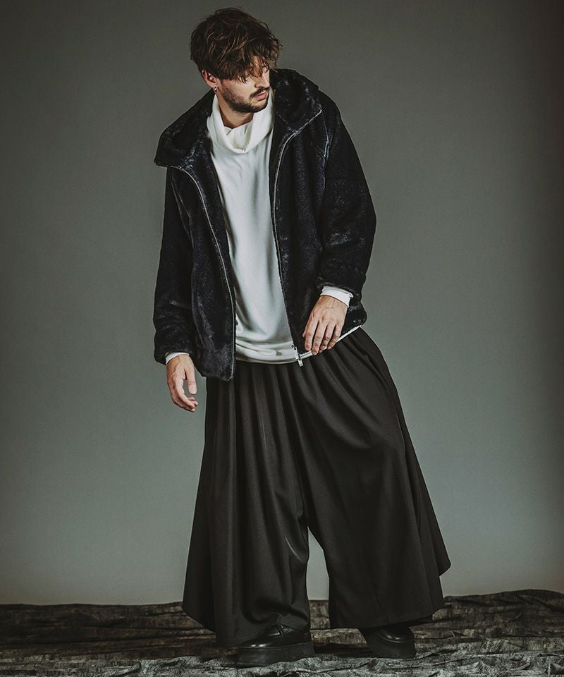 30%OFF【NO ID.(ノーアイディー)】ｷﾞｬｻﾞｰﾊﾞｷﾞｰﾄﾞﾚｰﾌﾟﾄﾗｳｻﾞｰｽﾞ パンツ