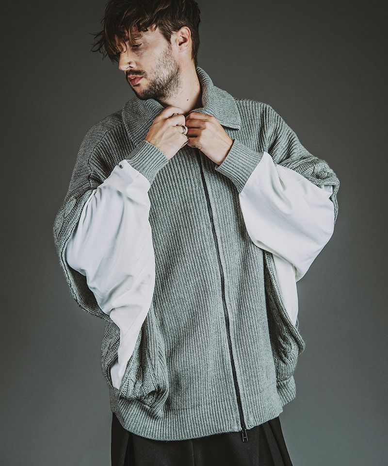 50%OFF【NO ID.(ノーアイディー)】ﾏﾙﾁZIP-BLZ ブルゾン(856006-204B