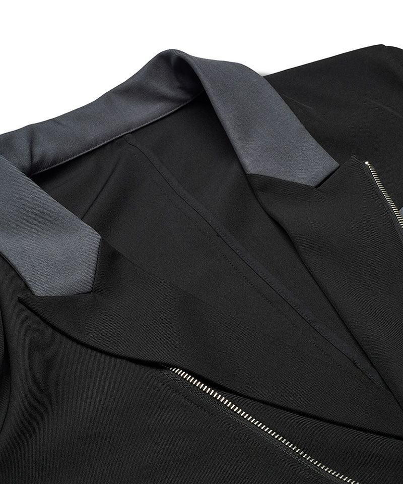 未使用✨23AW NO ID. パネルチェンジング2Bジャケット サイズ3 30%OFF【NO ID.(ノーアイディー)】ﾁｪﾝｼﾞﾝｸﾞZIP-2BﾁｪｽﾀｰJKT ジャケット