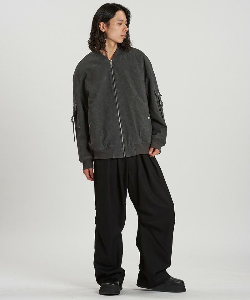 10%OFF【NO ID.(ノーアイディー)】アンイーブンプリントBIG MA-1BLZ ブルゾン 10%OFF【NO ID.(ノーアイディー)】アンイーブンプリントBIG MA-1BLZ ブルゾン