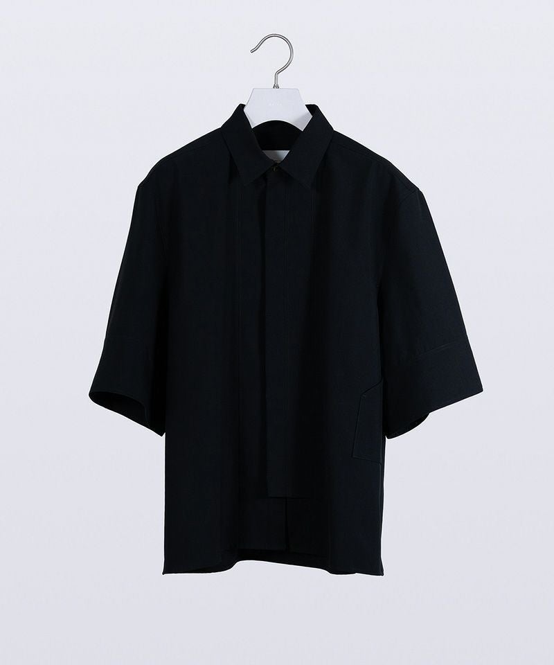 HATRA(ハトラ)】Tri Front Shirt ハーフスリーブシャツ(SH02-26ss