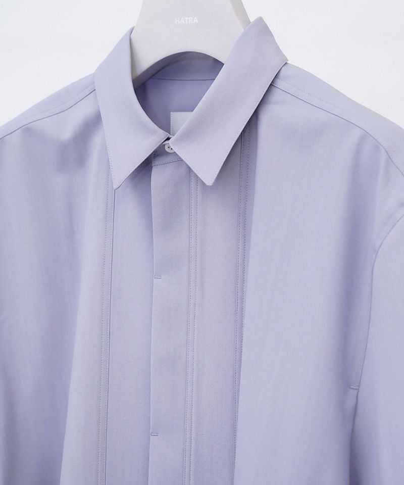 希少 美品 21SS HATRA（ハトラ）｜マーブルプリント シェルシャツ 30%OFF【HATRA(ハトラ)】Tri Front Shirt ハーフスリーブシャツ(SH02