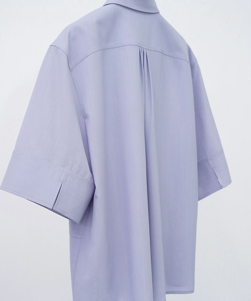 HATRA(ハトラ)】Tri Front Shirt ハーフスリーブシャツ(SH02-26ss
