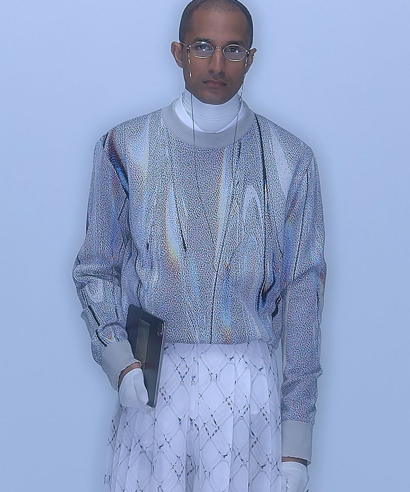 30%OFF【HATRA(ハトラ)】PAL Knit Sweater ジャカードニットセーター 