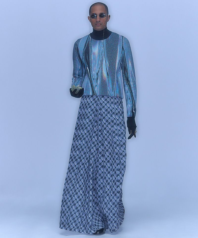 HATRA(ハトラ)】PAL Knit Sweater ジャカードニットセーター(KN01-26ss