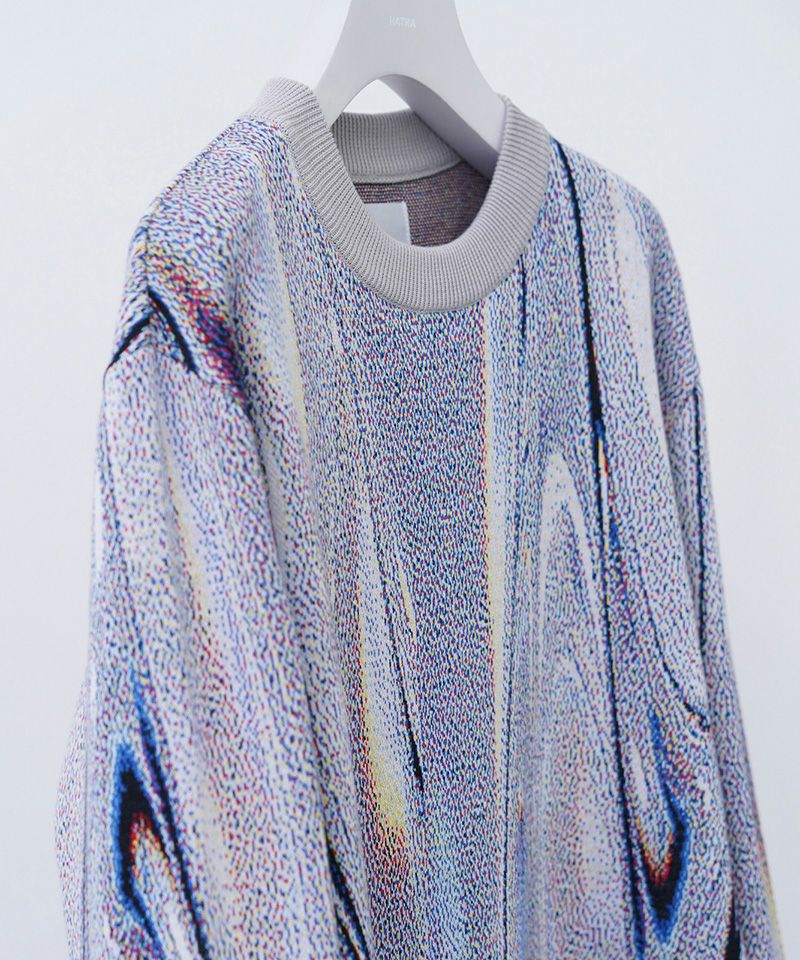 ハトラ ニット 専用ページ 30%OFF【HATRA(ハトラ)】PAL Knit Sweater ジャカードニットセーター