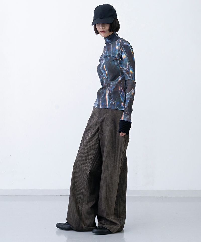 HATRA(ハトラ)】Mirage Bleach Denim ワイドデニムパンツ(BT07-26ss