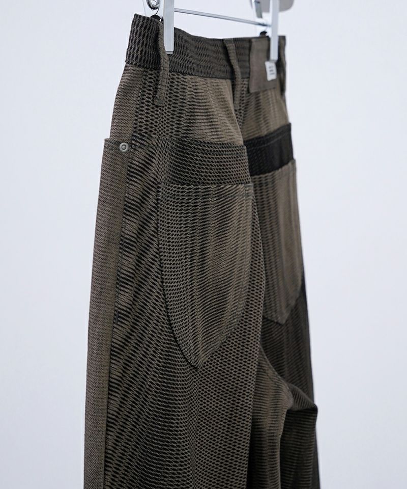 HATRA(ハトラ)】Mirage Bleach Denim ワイドデニムパンツ(BT07-26ss