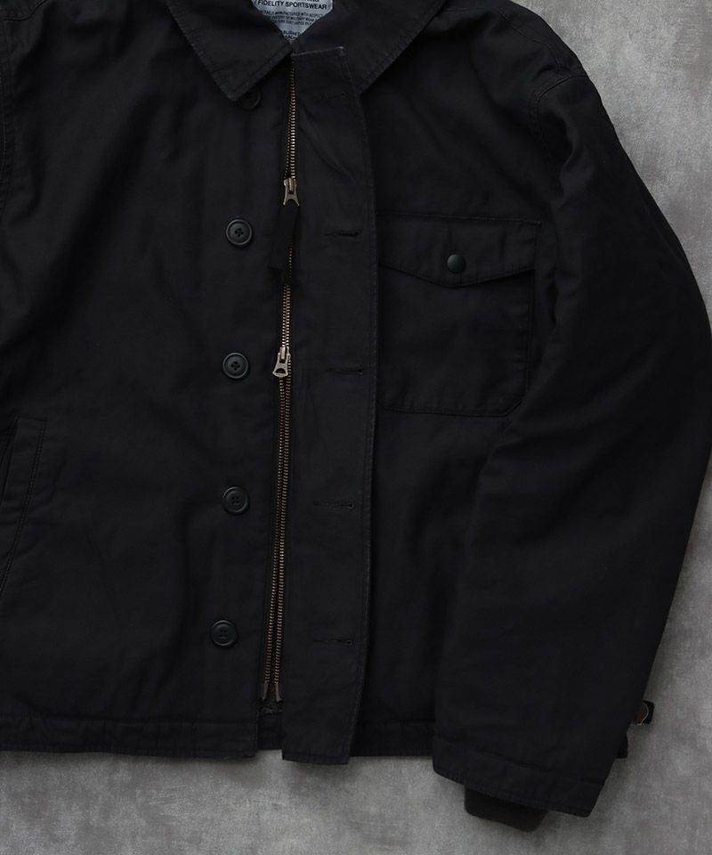 FIDELITY(フィデリティ)】OVER DYE A2 DECK JACKET デッキジャケット