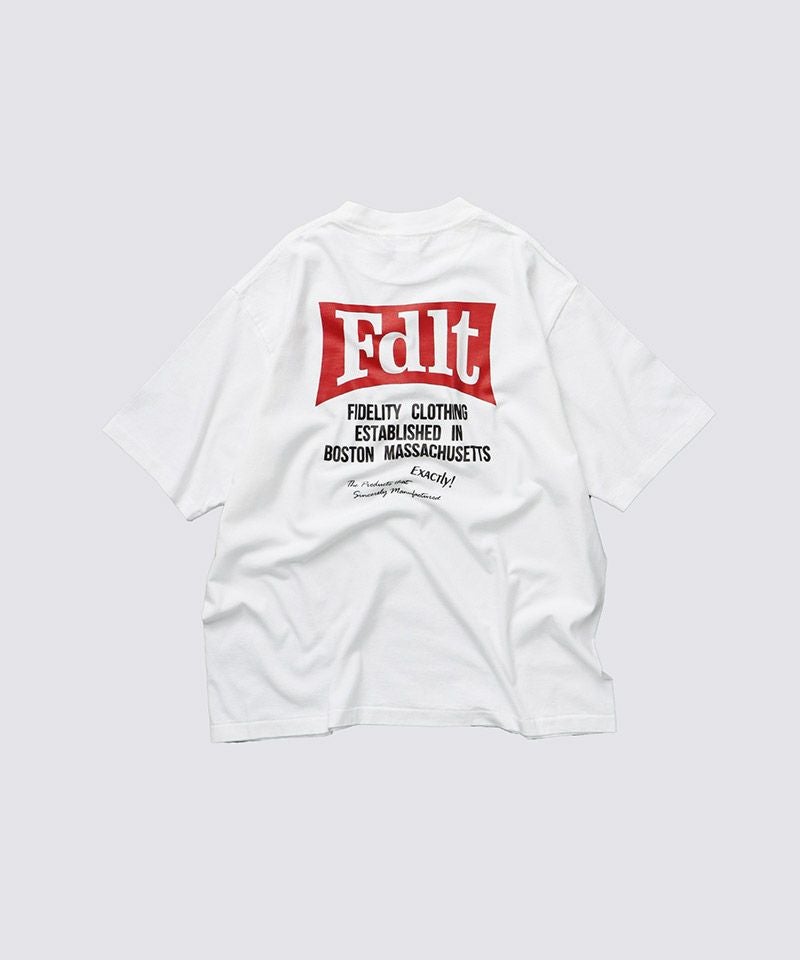 FIDELITY(フィデリティ)】DEFORMATION BOX LOGO TUBE TEE Tシャツ