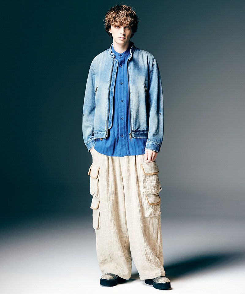glamb 2016AW デニムライダースジャケットGB16AT/JKT03 Denim Riders Jacket / デニムライダースジャケット（ライダース