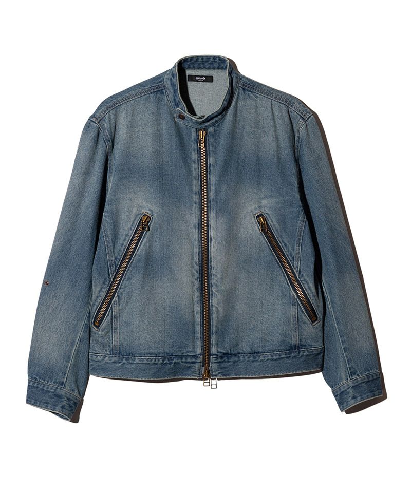 glamb(グラム)】Denim Riders Jacket デニムライダースジャケット