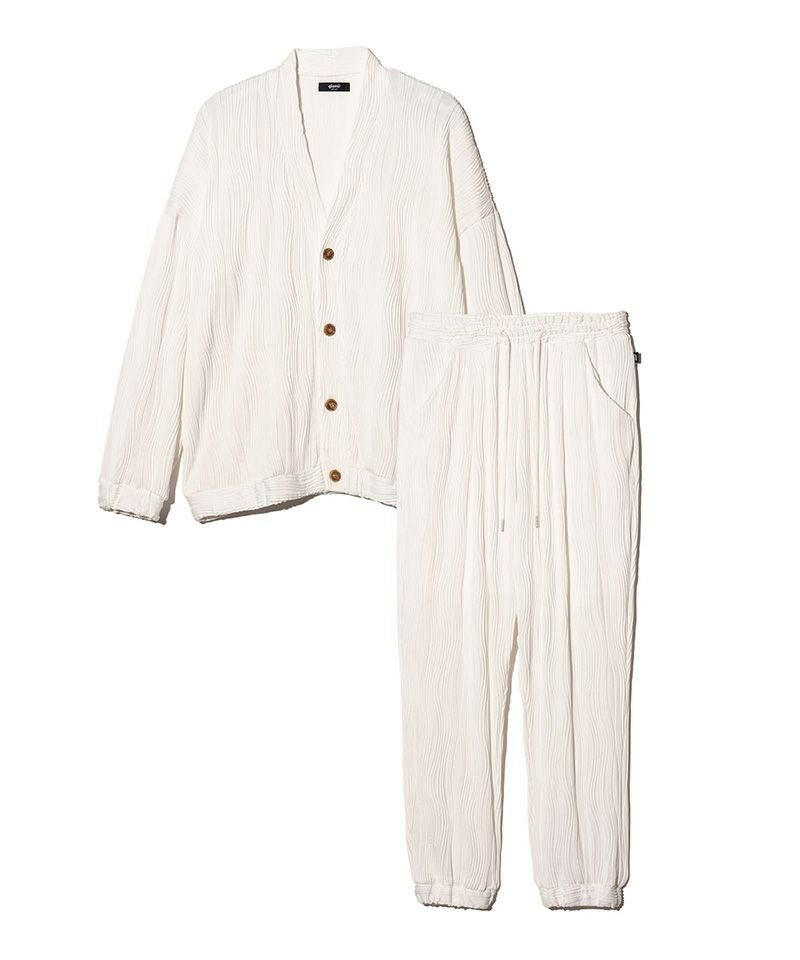 glamb(グラム)】Willow Crepe Cardigan Set Up ウィロークレープ