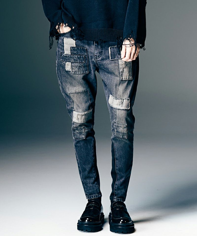 glamb(グラム)】Unplugged Poly Denim アンプラグドポリーデニム