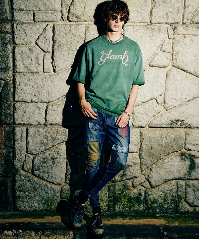 glamb(グラム)】Unplugged Poly Denim アンプラグドポリーデニム