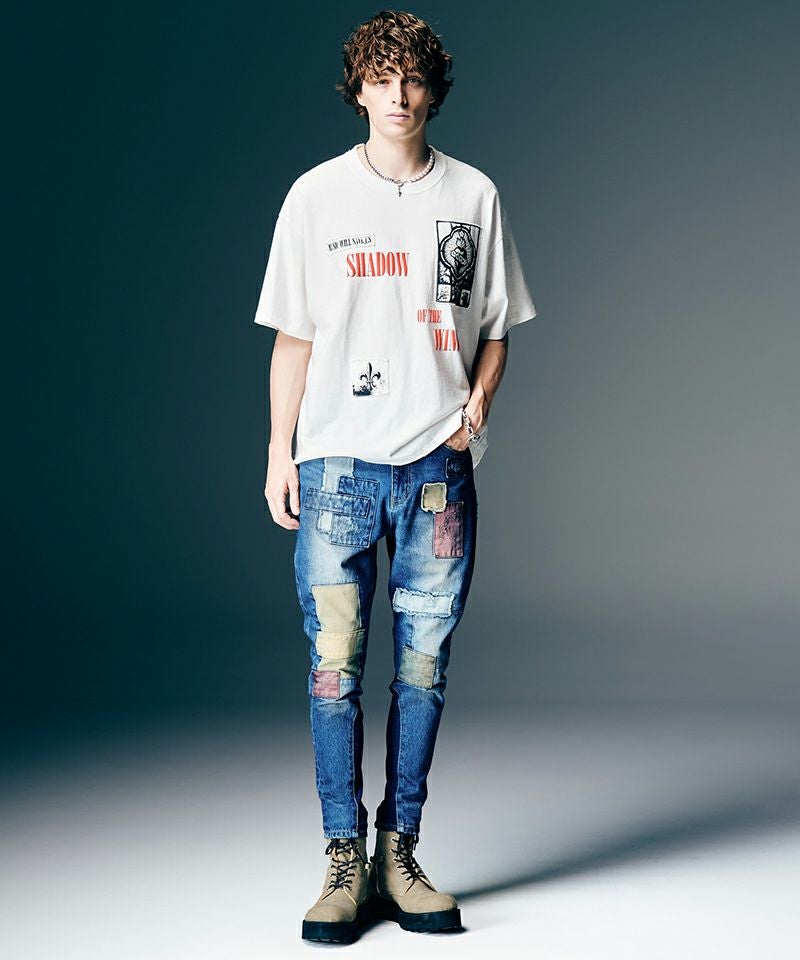 glamb(グラム)】Unplugged Poly Denim アンプラグドポリーデニム
