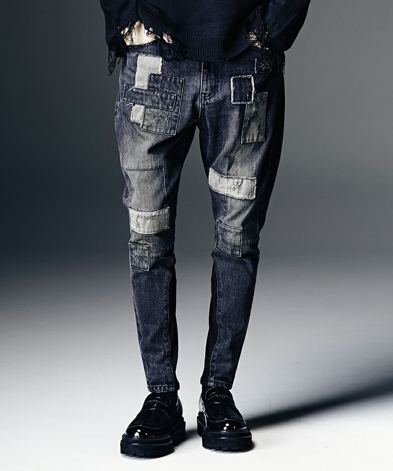 glamb(グラム)】Unplugged Poly Denim アンプラグドポリーデニム 