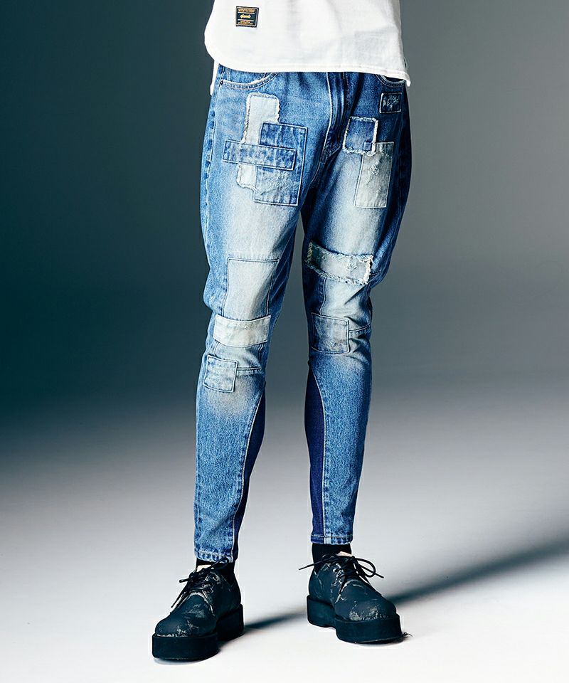 glamb(グラム)】Unplugged Poly Denim アンプラグドポリーデニム 