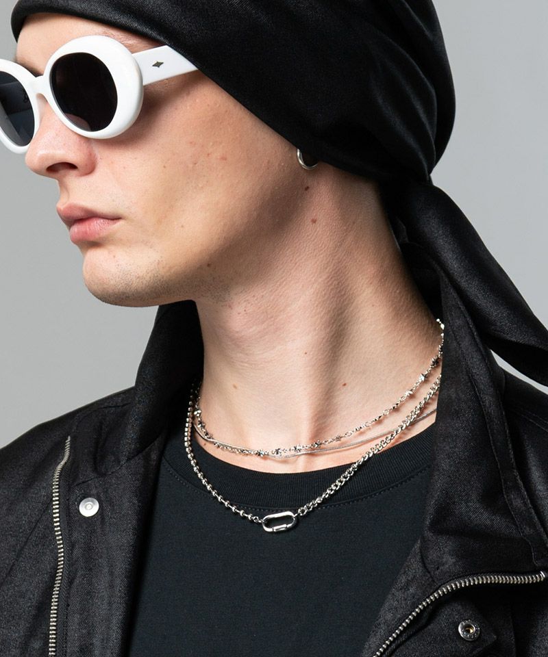 glamb(グラム)】Triple Layer Necklace トリプルレイヤーネックレス