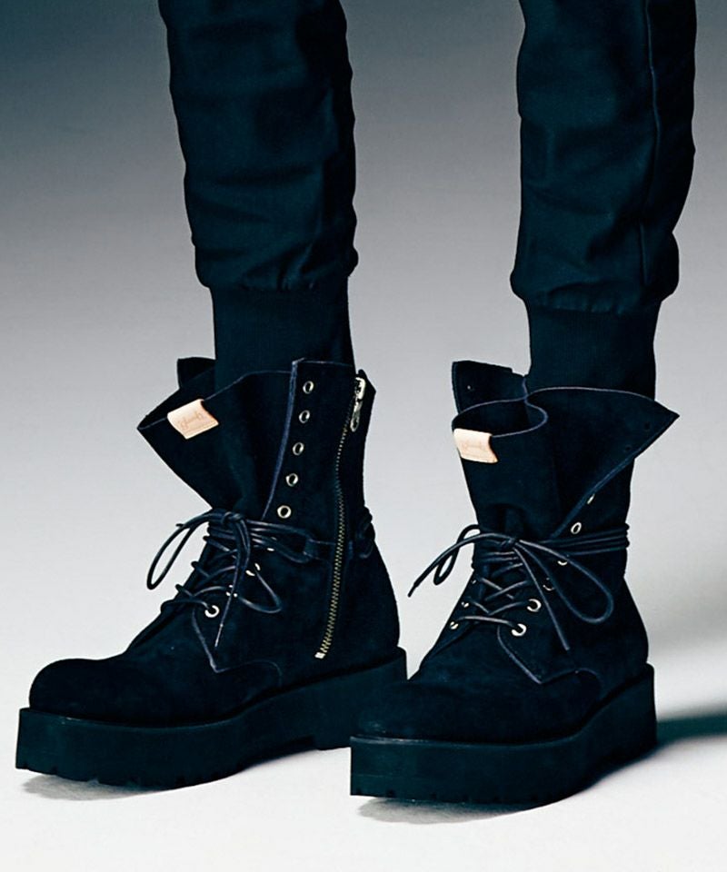 glamb(グラム)】Bohemian Drape Boots ボヘミアンドレープブーツ
