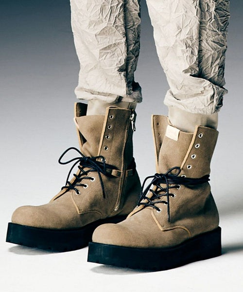 glamb(グラム)】Bohemian Drape Boots ボヘミアンドレープブーツ 