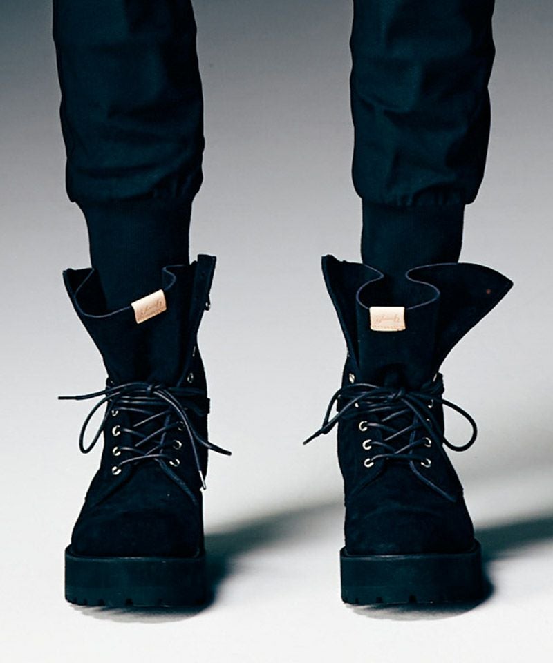 glamb(グラム)】Bohemian Drape Boots ボヘミアンドレープブーツ