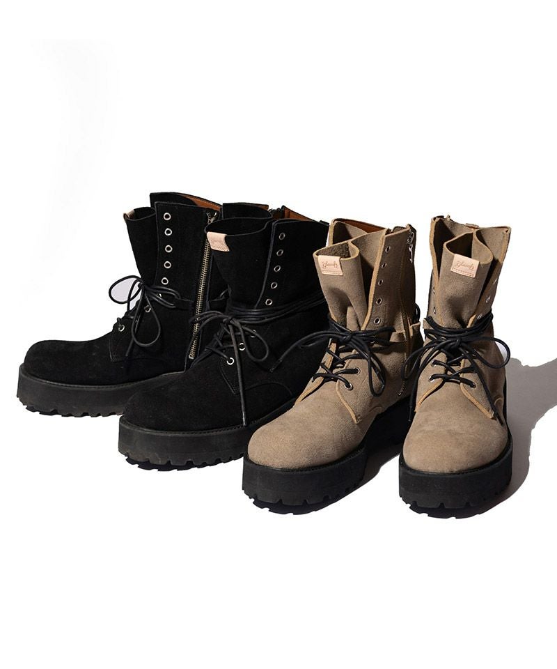 glamb(グラム)】Bohemian Drape Boots ボヘミアンドレープブーツ 