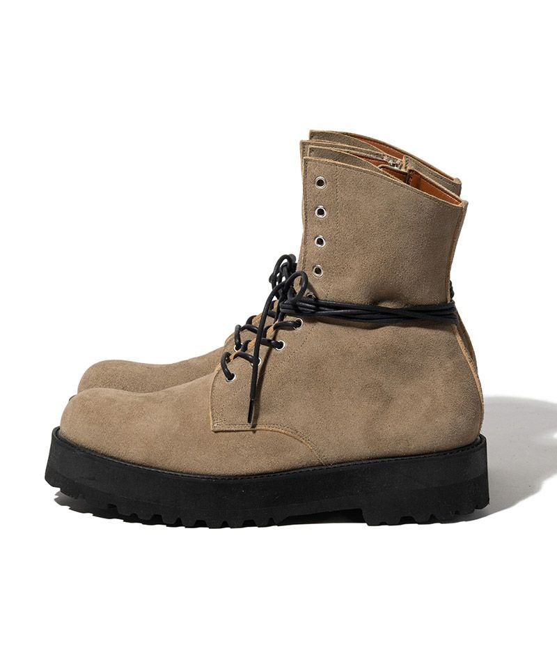 glamb(グラム)】Bohemian Drape Boots ボヘミアンドレープブーツ