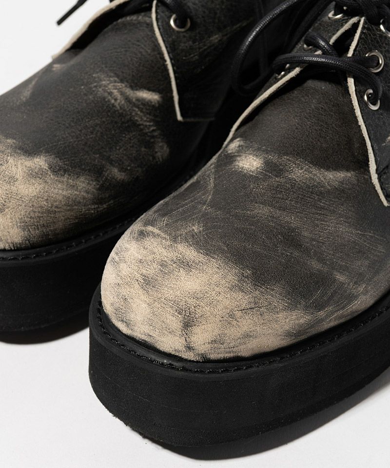 glamb(グラム)】Aged Three Hole Shoes エイジドスリーホールシューズ