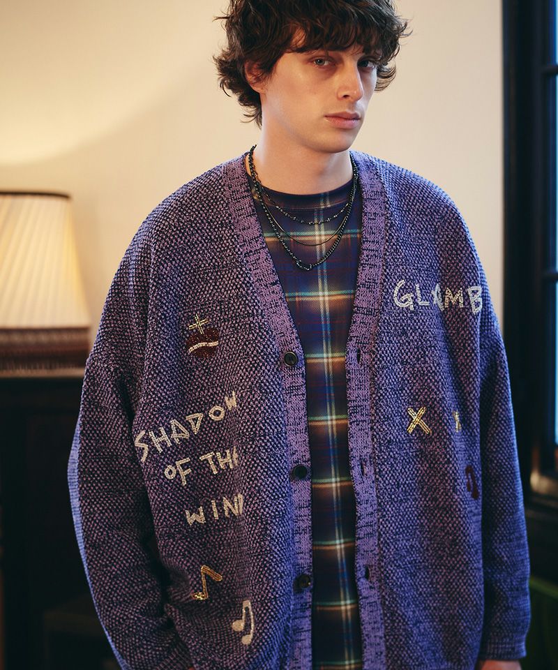 glamb(グラム)】Hand Beaded Cardigan ハンドビーデッドカーディガン 