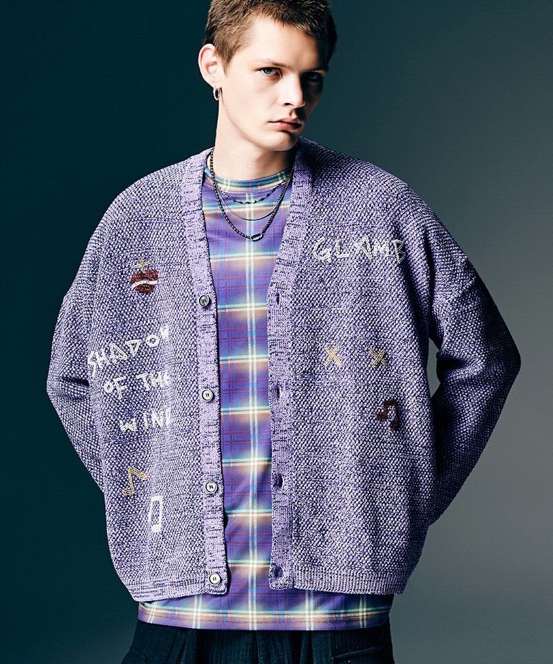 glamb(グラム)】Hand Beaded Cardigan ハンドビーデッドカーディガン 