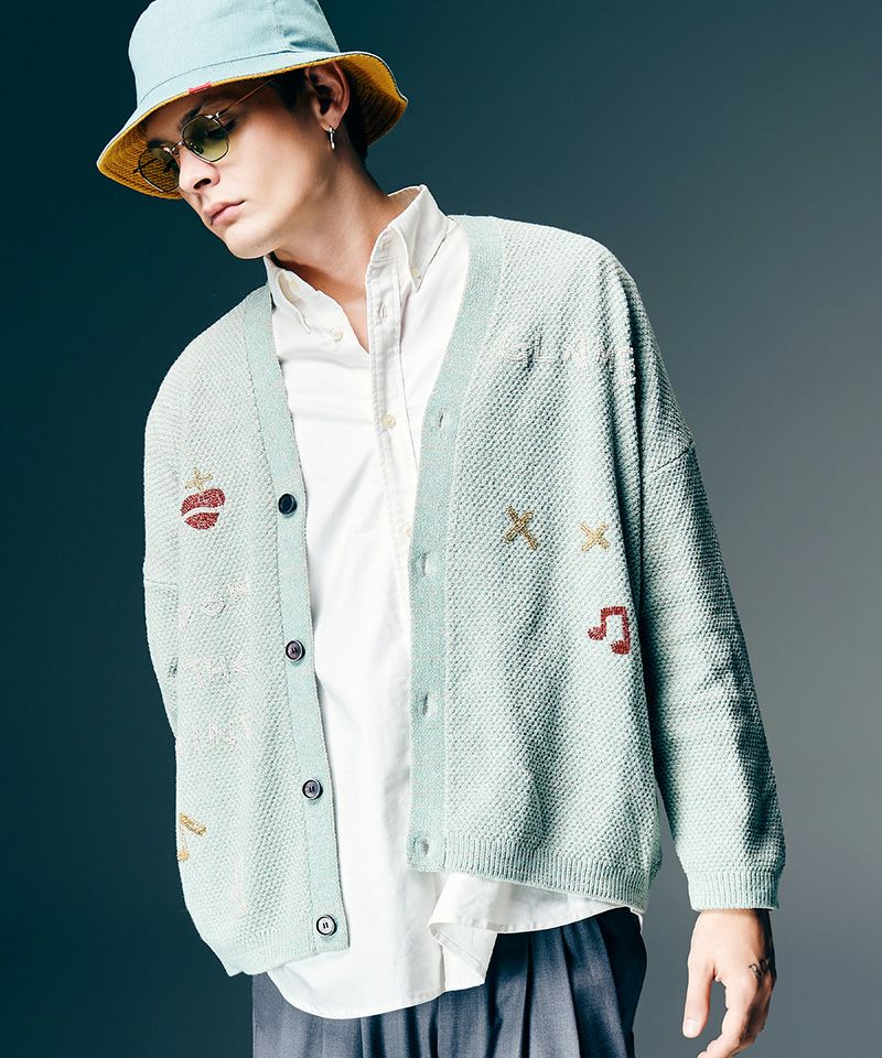 glamb(グラム)】Hand Beaded Cardigan ハンドビーデッドカーディガン 
