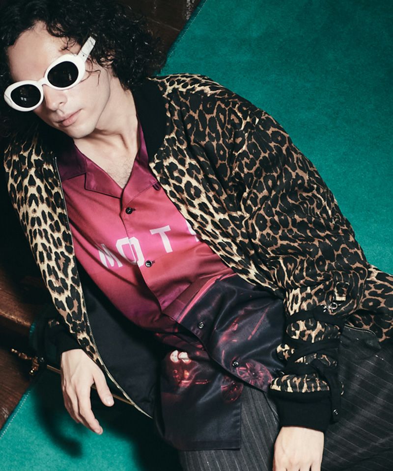 glamb(グラム)】Blow Reversible Bomber Jacket ブロウリバーシブル