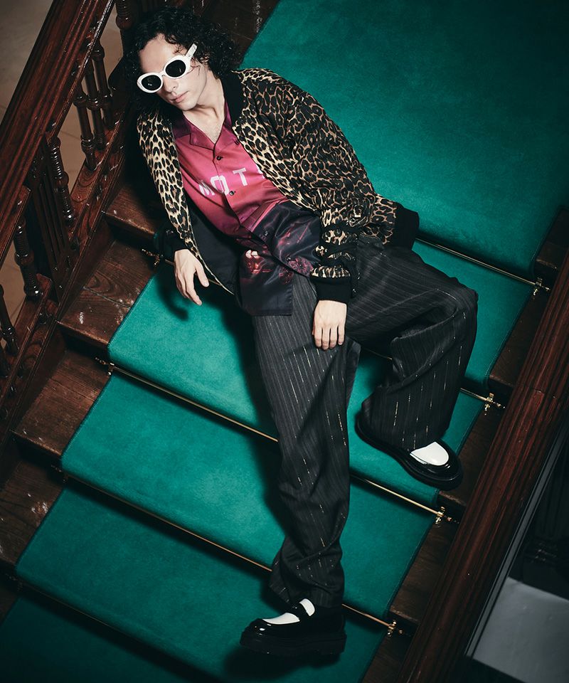 glamb(グラム)】Blow Reversible Bomber Jacket ブロウリバーシブル