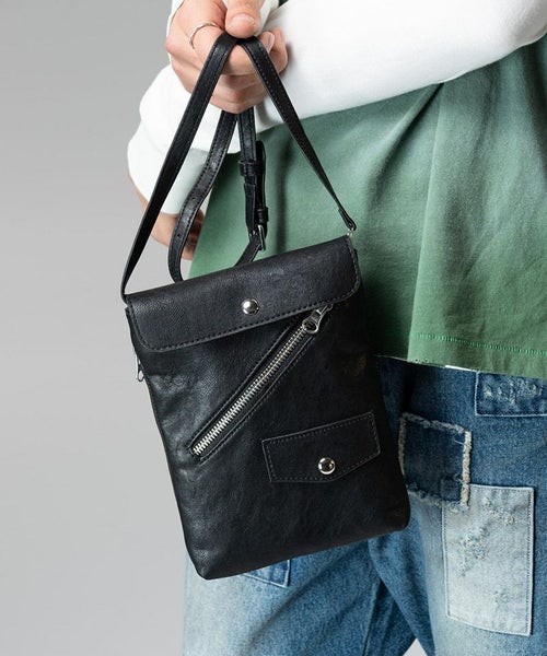glamb(グラム)】Riders Sacoche Bag ライダースサコッシュバッグ 