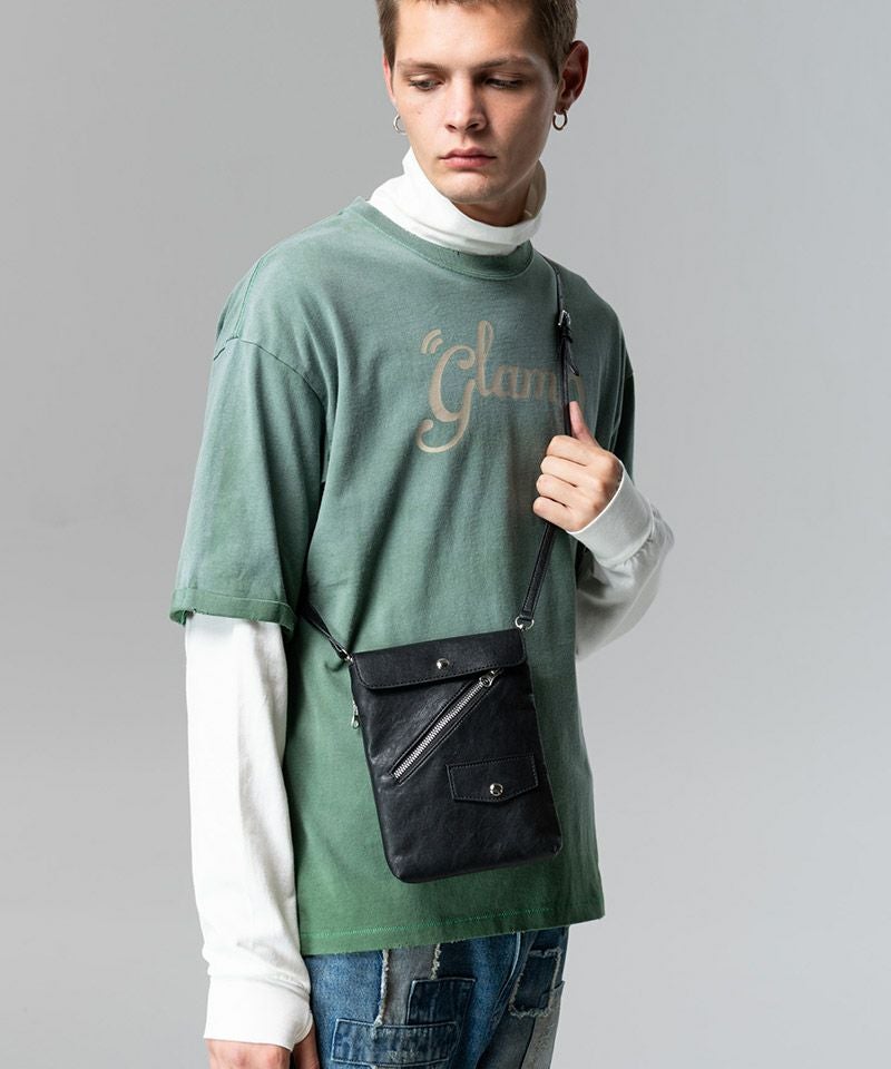 glamb(グラム)】Riders Sacoche Bag ライダースサコッシュバッグ