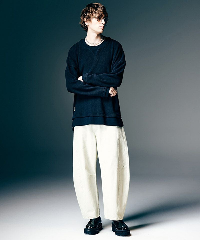 【新品】スコットクラブ スキッパーデザインプルオーバー glamb(グラム)】Layered Skipper Cutsew レイヤードスキッパー