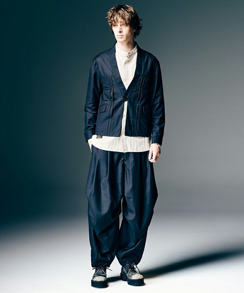 glamb(グラム)】Crossover Tuck Pants クロスオーバータックパンツ