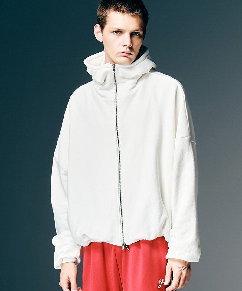 glamb(グラム)】Balloon Zip Up Hoodie バルーンジップアップ