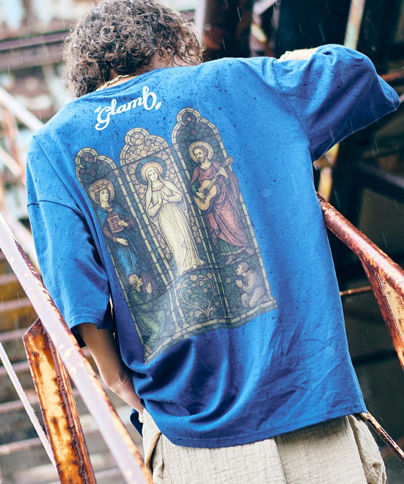 glamb(グラム)】Stained Glass T-Shirt II ステンドグラスTシャツⅡ