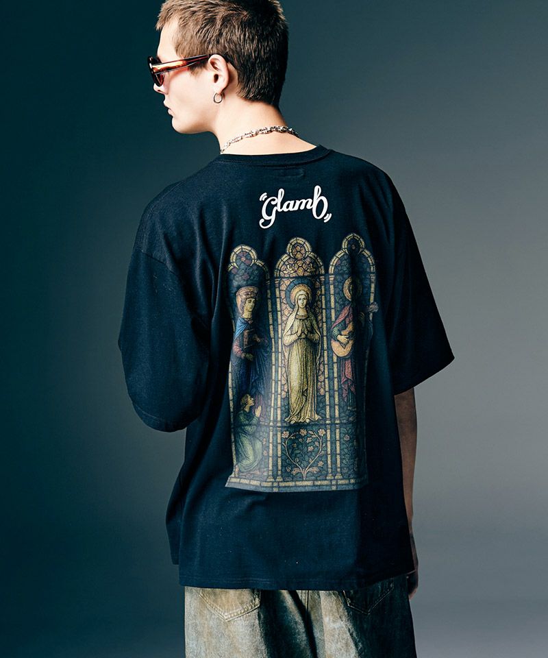 glamb(グラム)】Stained Glass T-Shirt II ステンドグラスTシャツⅡ